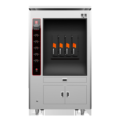Commerciële elektrische visgrill met eenlaag 6 compartimenten 6 vissen tegelijk BBQ Grill Oven