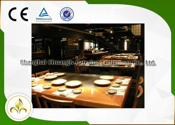 kopen Professionele Japanse Teppanyaki-Grilllijst 7 Zetelscapaciteit voor Schaaldieren/Groente online manufacture