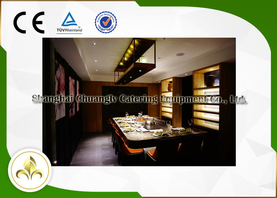 kopen Vlakke Elektrische de Lijstce ISO9001 Certificatie van het Grill Binnen 9 Seat Japanse Restaurant online manufacture