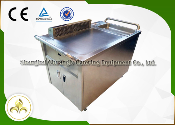 kopen Grill van de Keukenteppanyaki van de douanebarbecue de Mobiele met Uitlaat/Dampneerslagmiddel online manufacture