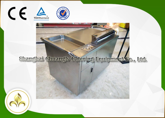 kopen S/S Hoge rendement Met platte kop van het de Grill Openluchtrooster van barbecue het Mobiele Teppanyaki online manufacture