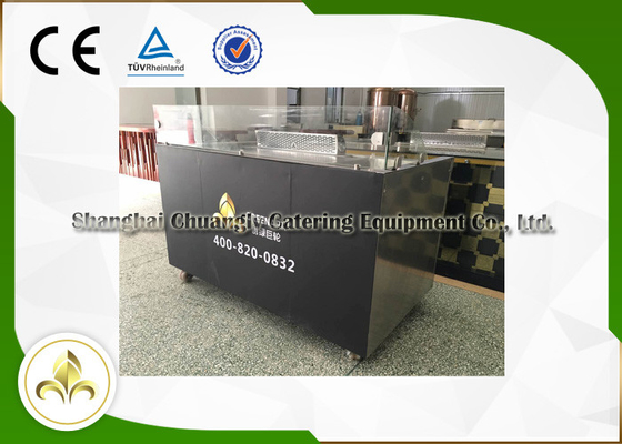kopen Van de Plaat de Commerciële Hibachi van inductieteppanyaki Ventilator van de de Grill Ingebouwde Lucht online manufacture