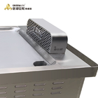 TO36 Electromagnetic Stainless Steel Mobile Teppanyaki Grill Table-Single Furnace