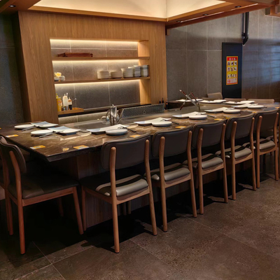 kopen Hoog efficiënte Hibachi Teppanyaki Grill Table Voor Restaurant BBQ online manufacture