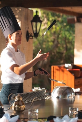 kopen Outdoor Kempinski Hotel ovale elektrische teppanyaki grilltafel online manufacture