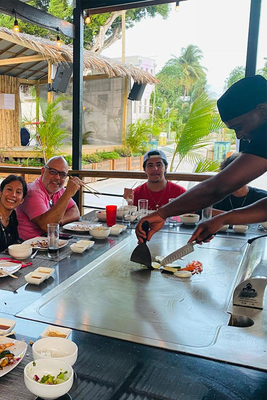 kopen Buiten rechthoekig gasvrijstaand teppanyaki grill tafel hibachi grill online manufacture