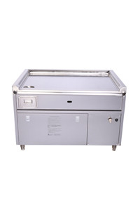 kopen Speciaal legeringsstaal gas teppanyaki barbecue tafel voor restaurant hotel online vervaardiging