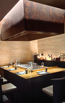 kopen Gepersonaliseerde decoratie meubels commerciële teppanyaki grill tafel 500x380mm Kookgrootte online manufacture