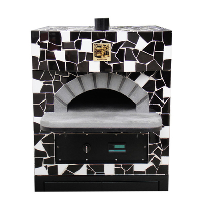 kopen De Pizzaoven op hoge temperatuur en Vuurvaste van Lava Rock Gas Heating Italian van de Aardewerkrechthoek online vervaardiging