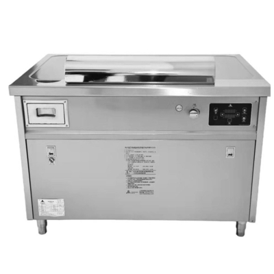 kopen Rectangular roestvrij staal Japanse teppanyaki grill tafel gebouwd in grill online manufacture