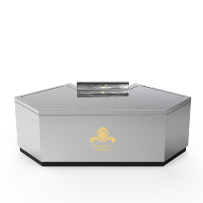 kopen Boogvormige teppanyaki grill tafel kan worden aangepast in grootte en rook uitlaat methode (afhankelijk van de behoeften)hibachi grill online manufacture