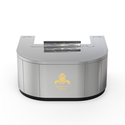 kopen Geboogde Teppanyaki Grill Table kan worden aangepast in grootte en rook uitlaatmethode (afhankelijk van de behoeften)hibachi grill online manufacture