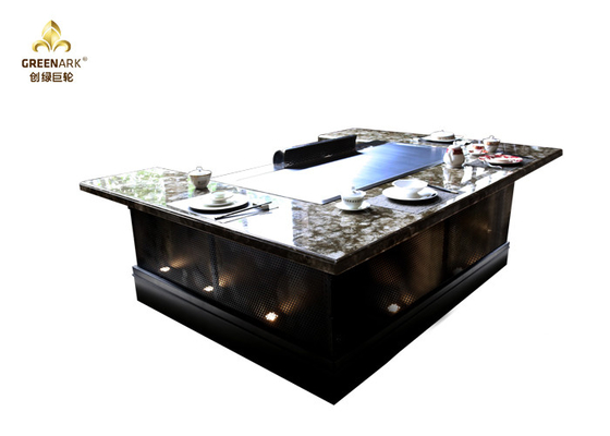kopen Elektrische de Grilllijst van Teppanyaki Hibachi met het gedaalde ontwerp van de luchtinham online vervaardiging