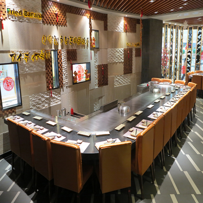 kopen Commerciële Teppanyaki Grill Tafel 20mm Legering Staal 8000W online vervaardiging