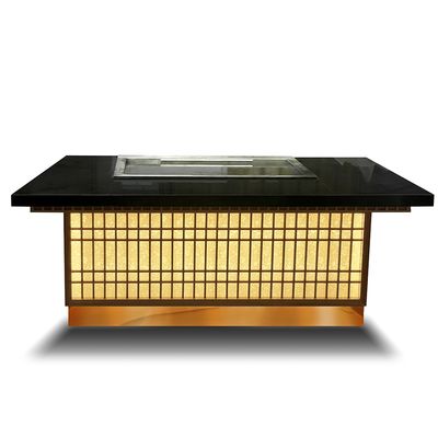 kopen Commercial Teppanyaki Grill Table 8000W Electric 20mm Alloy Steel online vervaardiging