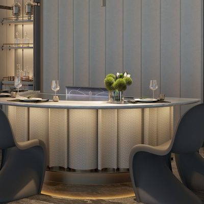 kopen Customizable Teppanyaki Grill Table with 600*440mm Heating Area and 1300x1000x800/1700x1000x800 Size for Electric/Gas/Induction Power online vervaardiging