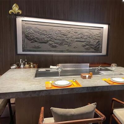 kopen Vrijstaande 5KW Teppanyaki Grill Table met 1 jaar garantie voor restaurants en hotels online vervaardiging