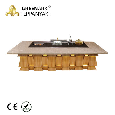 kopen 3-in-1 Multifunctionele Commerciële Teppanyaki Grilltafel voor Food Plaza en Buiten Dineren online vervaardiging