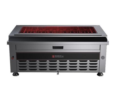 kopen Roestvrijstalen snelle verwarming 380V/6KW rookloze BBQ-grill voor commercieel gebruik online vervaardiging
