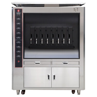 kopen 26KW 8 roosters Digitale Controle Commerciële Elektrische Vis Grill Oven voor Restaurants en Hotels online vervaardiging
