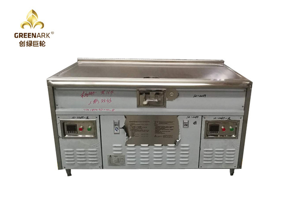 kopen Inductie die de Binnenteppanyaki-Dubbele Branders van de Grill Hogere Uitputting verwarmen online manufacture