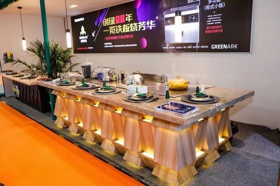 kopen De Inductie van de de Lijstgrill van Teppanyaki van de roestvrij staalbarbecue het Verwarmen online manufacture