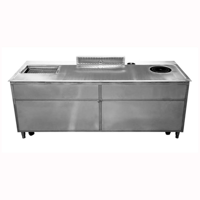 hree-in-één Multifunctionele Hoge Efficiënte Teppanyaki-Grilllijst