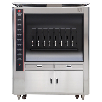 Enige Laag 8 de Grillmachine van Netten Elektrische Vissen