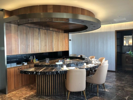 Halve cirkel 8 het Materiaal van de het Roostercatering van zetelsteppanyaki voor Hotelbuffet