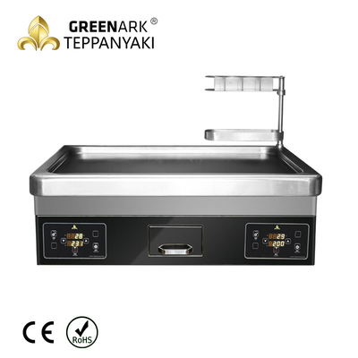 GREENARK Countertop Inductie Dubbele Zones Teppanyaki Griddle