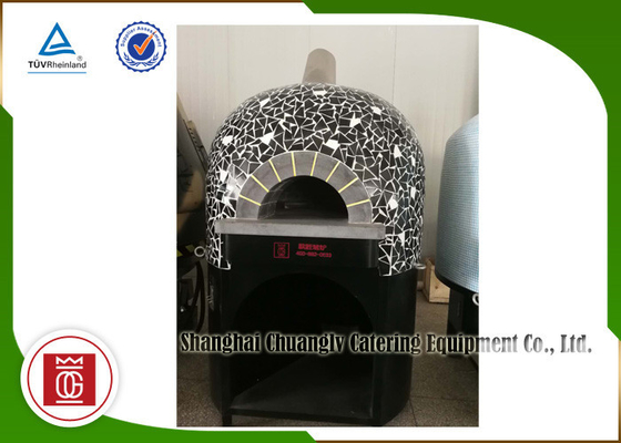 De Pizza Verfraaid Oven Lava Rock Baseplate Ceramic Tile van gasnapoli Italië