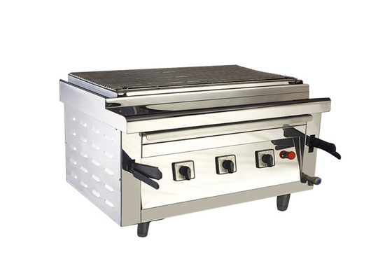 De Machines van de de Kippengrill van de hoogte Regelbare Barbecue Elektrische het Verwarmen Rookloze Grilloven