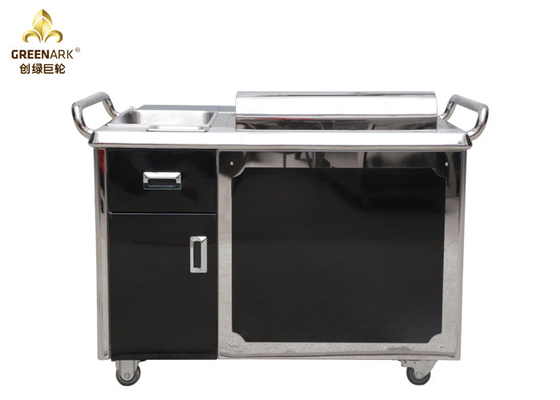 Zwart Japans 1200mm Teppanyaki Grill Kokend Materiaal/Plaat van Restaurant de Elektrische Teppanyaki