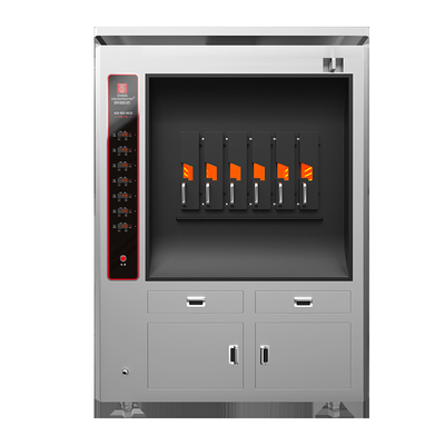 Commerciële elektrische visgrill met eenlaag 6 compartimenten 6 vissen tegelijk BBQ Grill Oven
