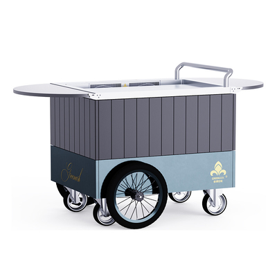 groen Mobiele Teppanyaki Grill Elektrodisk verwarming Vrij verkeer Voedselkwaliteit bord Hibachi Grill Table