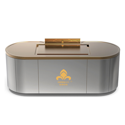 Ovale koper teppanyaki tafel tafel kan worden aangepast in grootte en rook uitlaatmethode (afhankelijk van de behoeften)hibachi grill