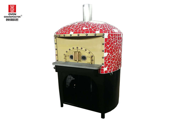 Gas die de Italiaanse Verfraaide Tegels verwarmen van Pizzaoven natural lava rock ceramic
