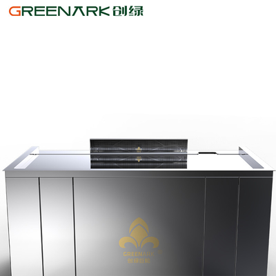 Hoog-efficiënte teppanyaki grill met 20 mm voedsel-grade legering staal countertop & slimme verwarming