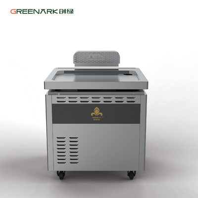 Commerciële keukenapparatuur 4.5KW Multifunctionele inductie Flat Fryer Teppanyaki Grill met kast