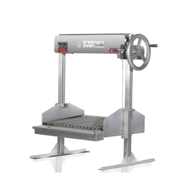 Commerciële Spaanse ijzeren barbecue/pizza/vlees Grill dek Houtskooloven