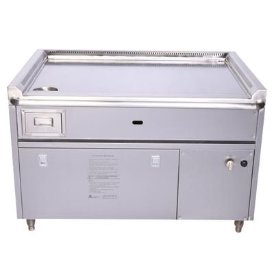 Commerciële Teppanyaki Grill Tafel 1200mm-2400mm Roestvrij Staal 304