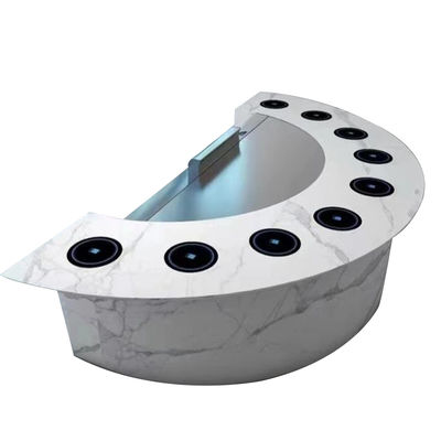 Roestvrij staal teppanyaki grill tafel 1300x1000x800mm 8kW 380V