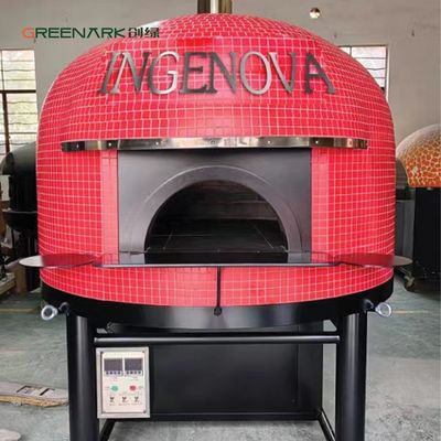 Gepersonaliseerde professionele pizzaoven met vulkanische steen 40x60cm