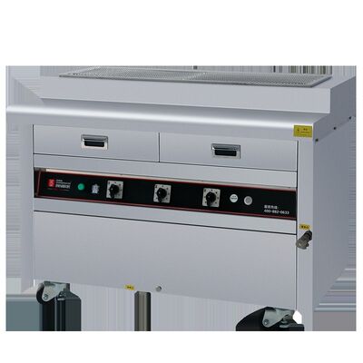 Commerciële BBQ-grill Elektrische rookloze grill met 15 kW vermogen 800 °C Hoge hitte en multifunctionele roestvrijstalen grillmachine