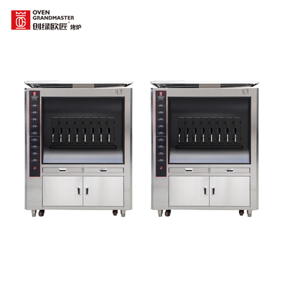De commerciële van de de Grillmachine van Acht Ruimtenvissen Enige Laag 20KW voor Keuken